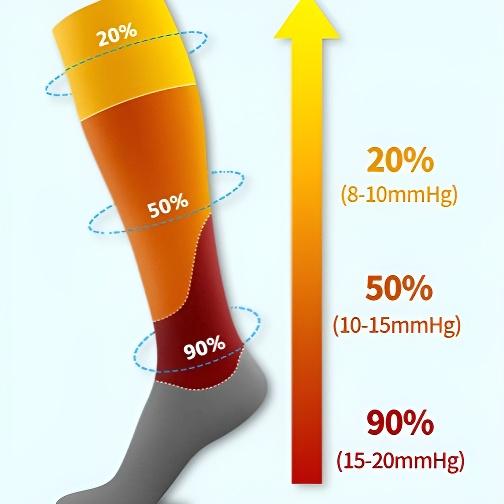 6-Pack Compression Socks for Women – Long-, Performance-Boosting for Running, Gym & Fitness | Fun Pattern Designs | CompressionSocks RunningGear FitnessEssentials PerformanceBoost GymStyle PatternedSocks Compression Knee-High Socks Floral Calf Wide