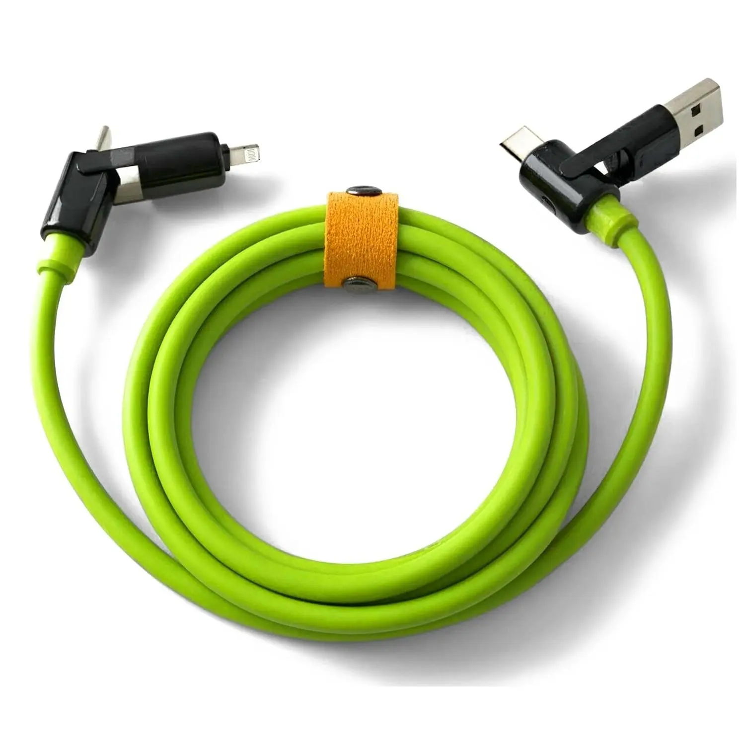 USB-C  240W   4 in 1   4FT,  USB A/C to C/with Light for  16e 16 15 14 Pro/MacBook/iPad/ S25/ 2, Multi Chargers for  Devices