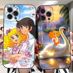 Candy Candy Anime Phone Case For iPhone 17 ProMax Air,16,15,14,13,12,11,Mini,Pro,MAX & Samsung Galaxy S26 S25 S24 S23 S22 S21 FE EDGE Ultra Plus Anti-Fall Transparent shockproof protection Soft silicone Back Cover