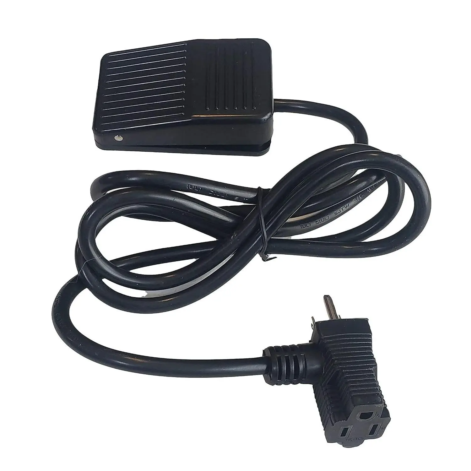 Foot Switch Pedal Momentary AC 250V 15A SPDT NO NC with Piggyback Plug and 5ft Cable