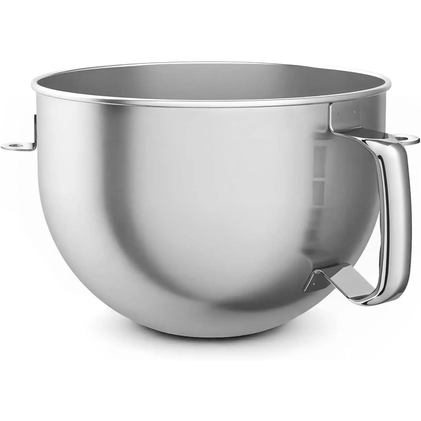 Stainless Steel Mixer Bowl, Compatible with KitchenAid Series 6QT Lift Stand Mixer, Suitable for kV25, KP26, KB26,Dishwasher Safe, Heavy Duty, No Residue, Ergonomic Handle