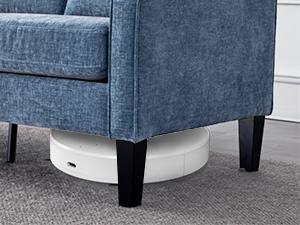 VINGLI Chair Upholstered Chenille Accent Chair for Living Room, Bedroom, Mid-Century Modern Arm Chair Comfy Reading Chair with Scooped Arms