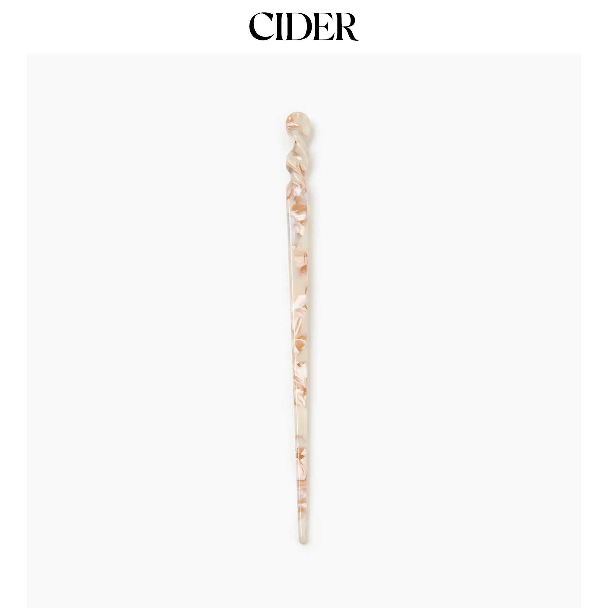 Cider [6 colors, size One Size-One Size] Santorini Beach Vacation Marble Grain Solid Hair Pin SummerWins SummerFinds