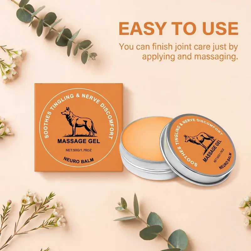 Joint Care Balm Body Moisturizing Cream Massage Gel Non Greasy Quick Absorption Daily Skin Care Nerve-Relief Balmdeeply 50g