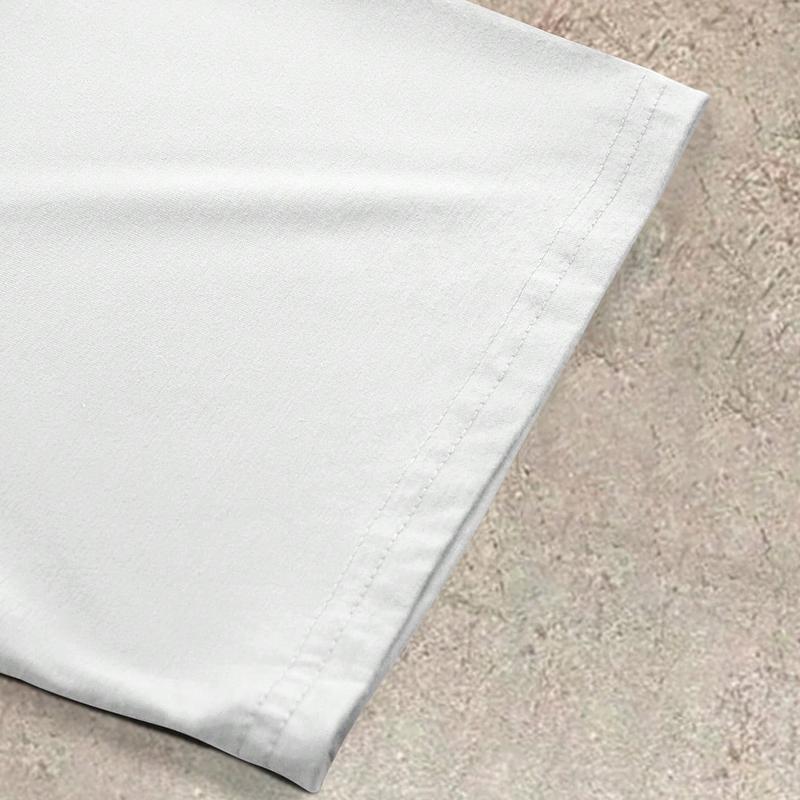 Women Casual T-Shirt White Unbothered Girl With Dreads And Camo Hat Graphic Print For Everyday Wear