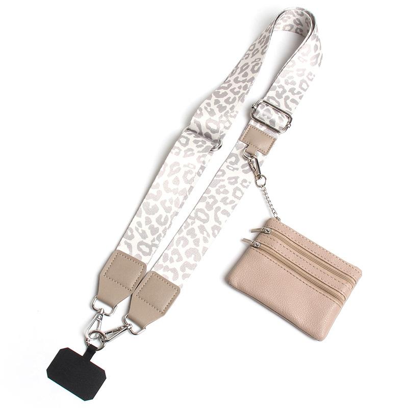 Sexy leopard print mobile phone crossbody strap, phone sling, phone charms, multi-functional and adjustable, can be used for mobile phone decoration, backpack decoration, backpack decoration with wallet, suitable for gifts to give to your girlfriend