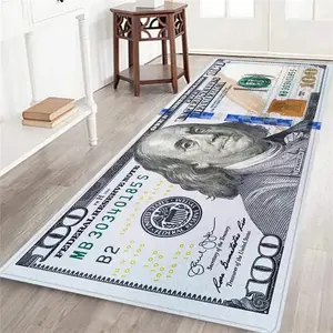 Customizable Non-Slip Modern Runner Rug – Colorful Entryway Mat for Hallway  Kitchen & Bedroom Decor-Novelty Decorative Print Only Not Legal Tender