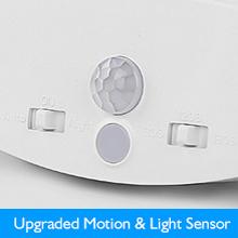 9" Battery Operated Ceiling Light, Motion Sensor Rechargeable Wireless LED Ceiling Light with Remote, Versatile Lighting Dimmable Indoor Overhead Lamp for Hallway, Living Room