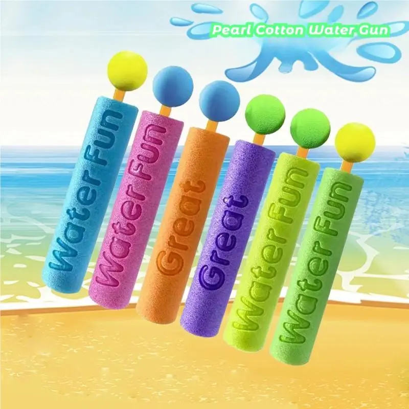 1 Piece of Kidsren's Toys, New Summer Pull-Out Water Cannon Kidsren's Mini Foam Water Gun, Outdoor Beach Water Cannon Toy, Suitable for Boys and Girls, Suitable for Various Holiday Gifts in Summer