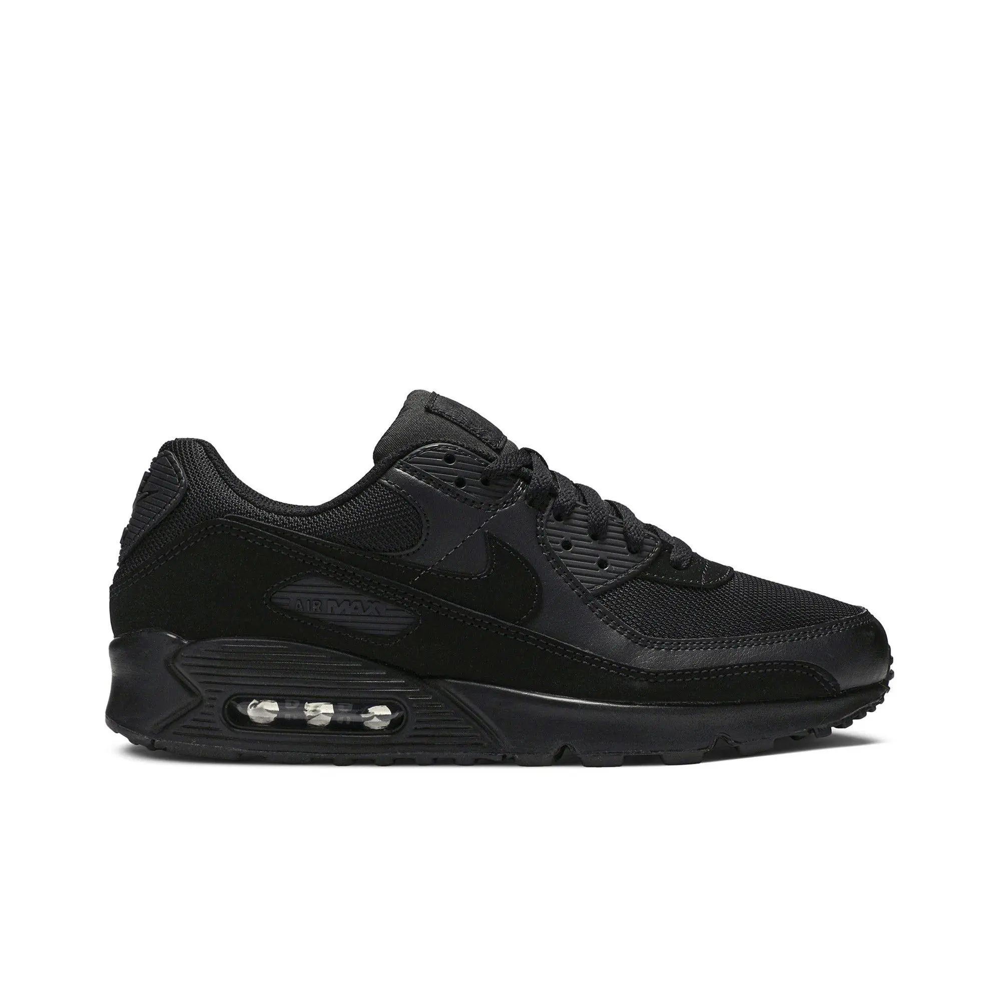 Nike Air Max 90 'Triple Black' (Unisex) Black/Black/Black running shoes CN8490 003