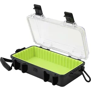 Waterproof Box Dry Box Waterproof Containers, Protective Case 10" L x 5" W x 2.5" H Watertight Storage Box Kayaking Boat Waterproof Boxes