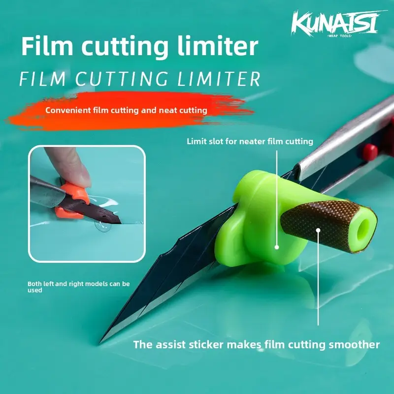 COONICE Car Window Tinting Tool Professional Film Cutting Knife with Edge Trimming Locator & Film Cutting Auxiliary Tool for Window Tint Installation