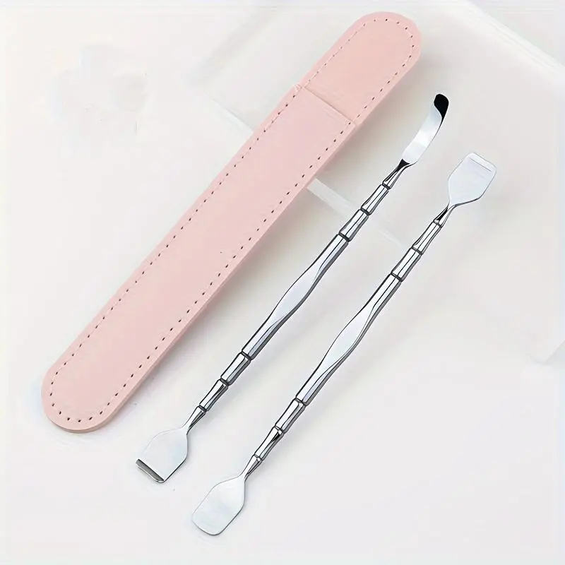Stainless Steel Dual-Ended Blackhead Remover Tool - Hypoallergenic, Ideal for All Skin Types