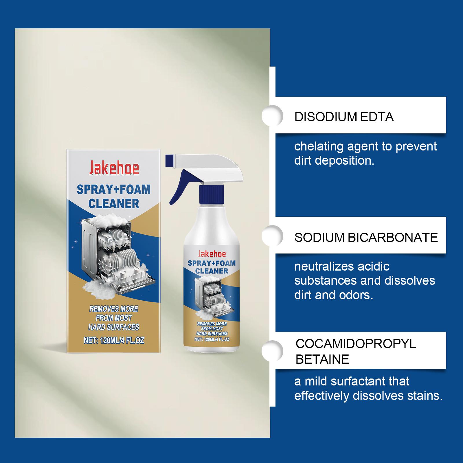 Dishwasher Foaming Cleaner Multi-Effect Kitchenware Stain and Grease Remover Dishwasher Cleaning Agent