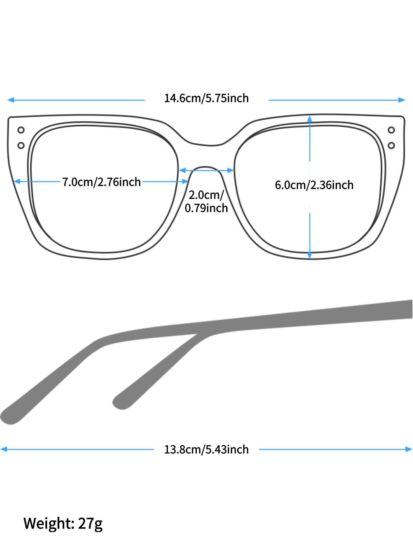 Women's Ombre Tinted Lens Full Frame Sunglasses, High Quality Sunglasses, Trendy Casual Sunglasses for Everyday Use, Fashion Accessories for Outdoor Activities