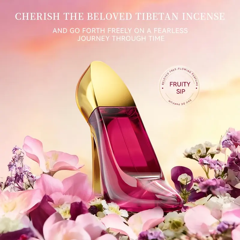 New High Heel Shoe Shape Women's Perfume, Sandalwood, Fruit, Floral Scent, Elegant Long-Lasting Fragrance, Daily Commute, Date, Gift