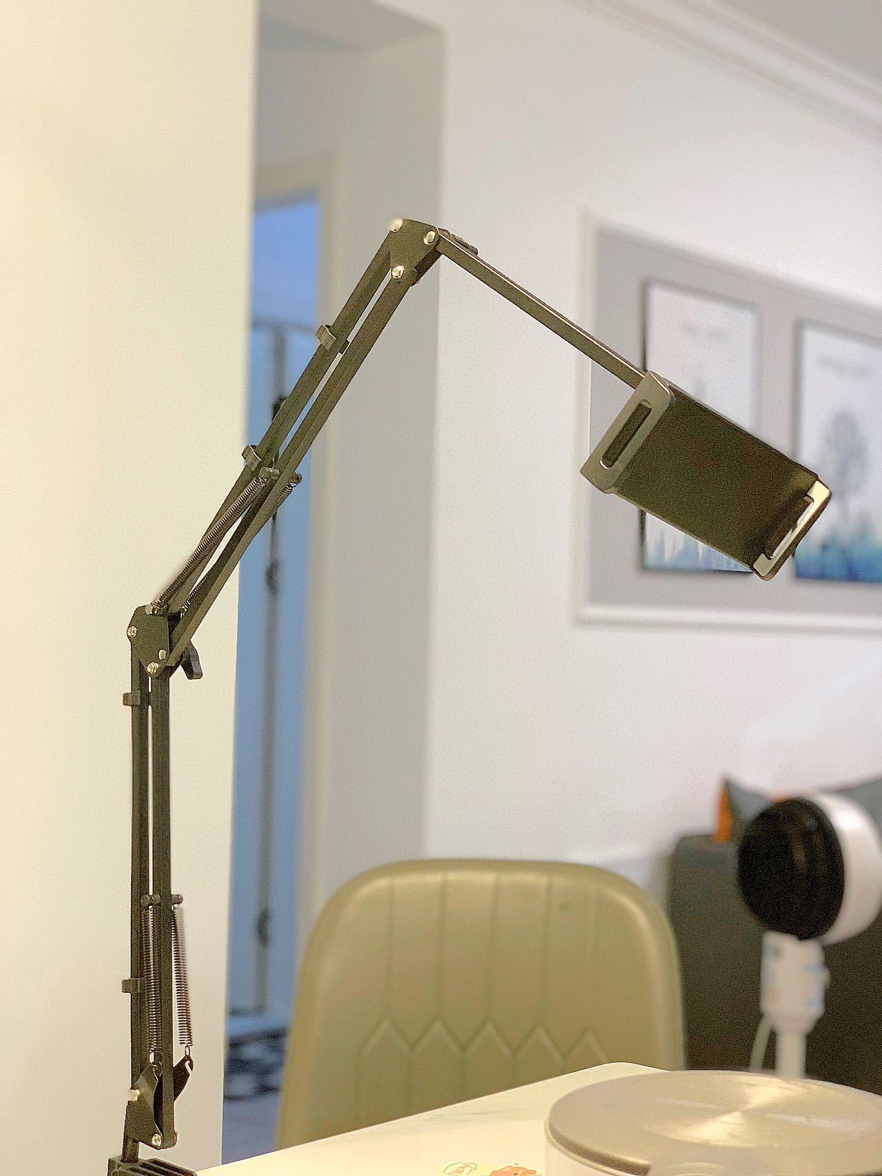 Insert-type bedside lazy bracket, mobile phone tablet bracket, adjustable, no punching, bed chasing mobile phone bracket