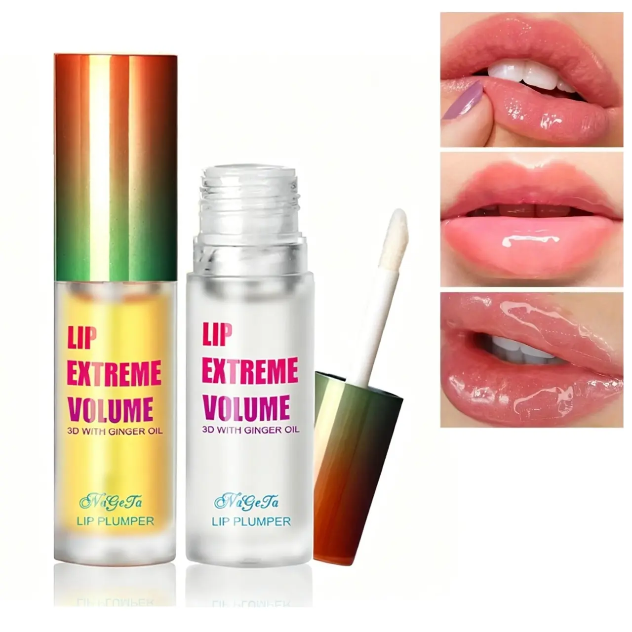 Long Lasting Lip Plumper Oil Serum,Instant Volumizing Essence, Increases Elasticity & Repairs Lip Fine Lines, Moisturizing Sexy Lip Balm, Non-Sticky Glossy Lip Treatment Volumizer, Skincare Cosmetics Mint Moisturize Nourishing Hydrate Moisturizer Moisture