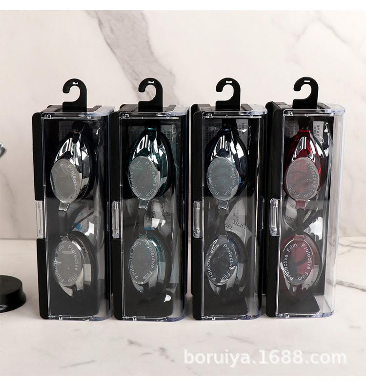 Waterproof racing goggles adult professional electroplating coating UV protection lash