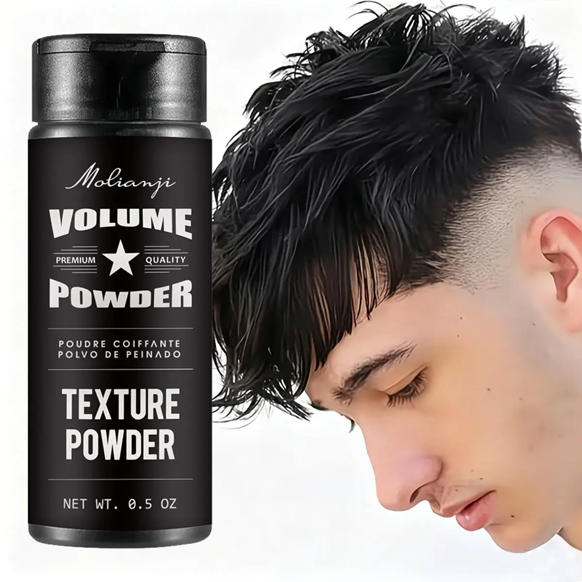 Men's Root Lifter Volumizing Powder, Refreshing Oil Control, Stylish Hair Volume, Ideal for Daily Use, Keep Hair Fresh and Styled