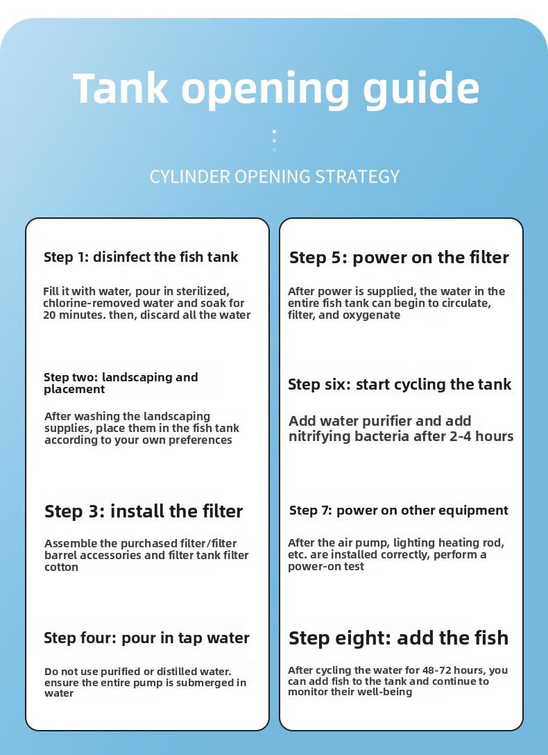 Hot Bending Ultra Clear Glass Fish Tank Self-Circulating Eco Aquarium Small Desktop For Living Room Home Decor Smart with LED Light and Filter Deshedding Brush Pets Dragon Stone Decoration