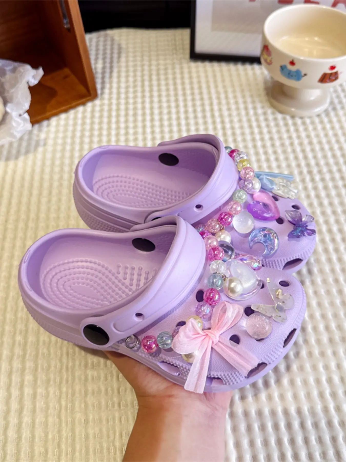 Hole Shoes Slippers Cartoon Fashion Baby Summer Lightweight Soft Eva Girls Indoor Outdoor Sandals Garden Shoes Kids Shoes