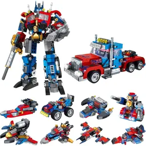 Transforming Robot Building Toy Set – 8-in-2 Robot and Vehicle Building Kit, 769PCS STEM Creative Toy, Fun to Build and Display Gift
