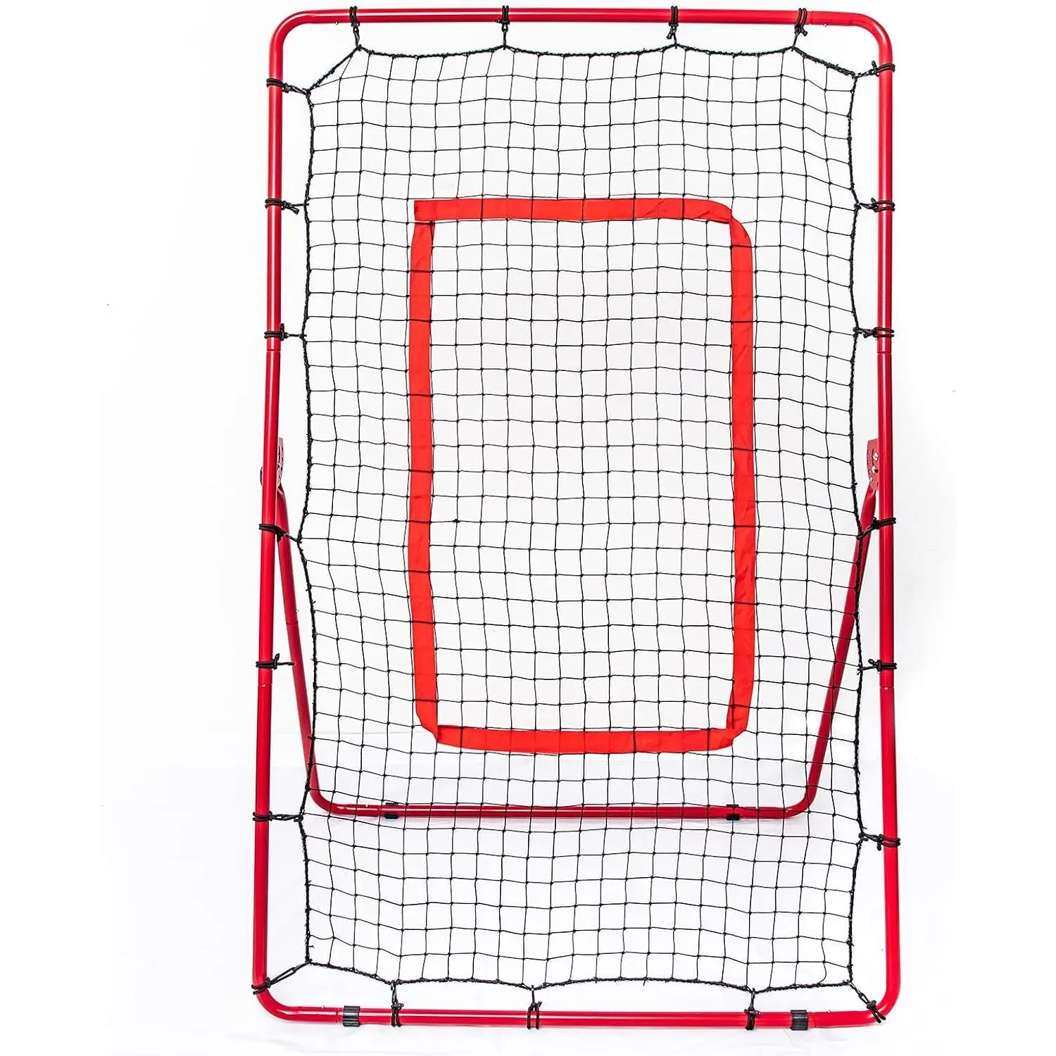 Pitch  Rebound Net, Adjustable Rebounder Trainer for Baseball, Softball and Lacrosse, Practice for Pitching, Throwing and Catching