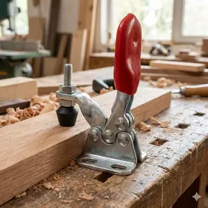 Premium Metal Quick Clamp Set - Durable & Versatile for Woodworking, CNc, diy projects. Essential Tool for Professionals and Hobbyists. Ideal Gift for Home Workshop, Christmas, and Craft Lovers. Boost Efficiency in Metalworking and Carpentry.