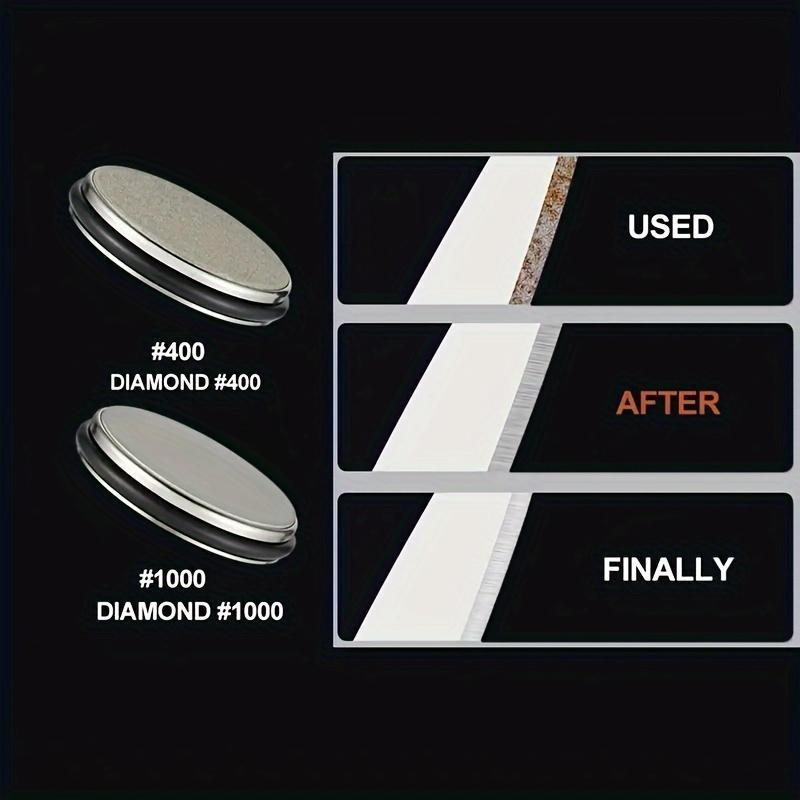 Rolling Knife Sharpener Kit, Versatile Knife Sharpener with Diamond, Magnetic Knife Sharpening Tool, Abrasive & Finishing Products for Kitchen