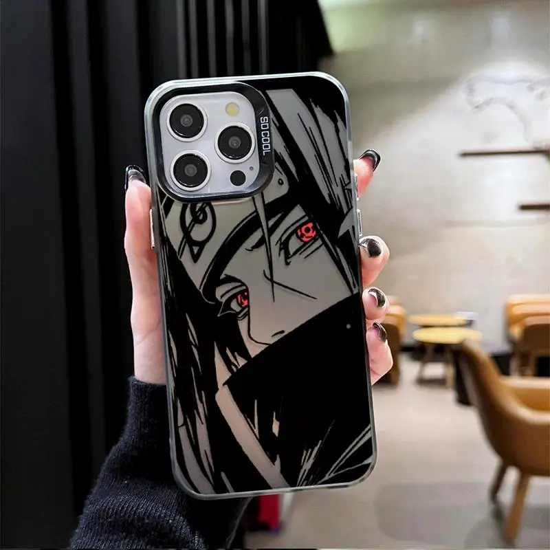 Anime  Uchiha Itachi SHARINGAN Phone Case for iPhone 17 Air 16 15 14 13 12 11 Pro Max Plus