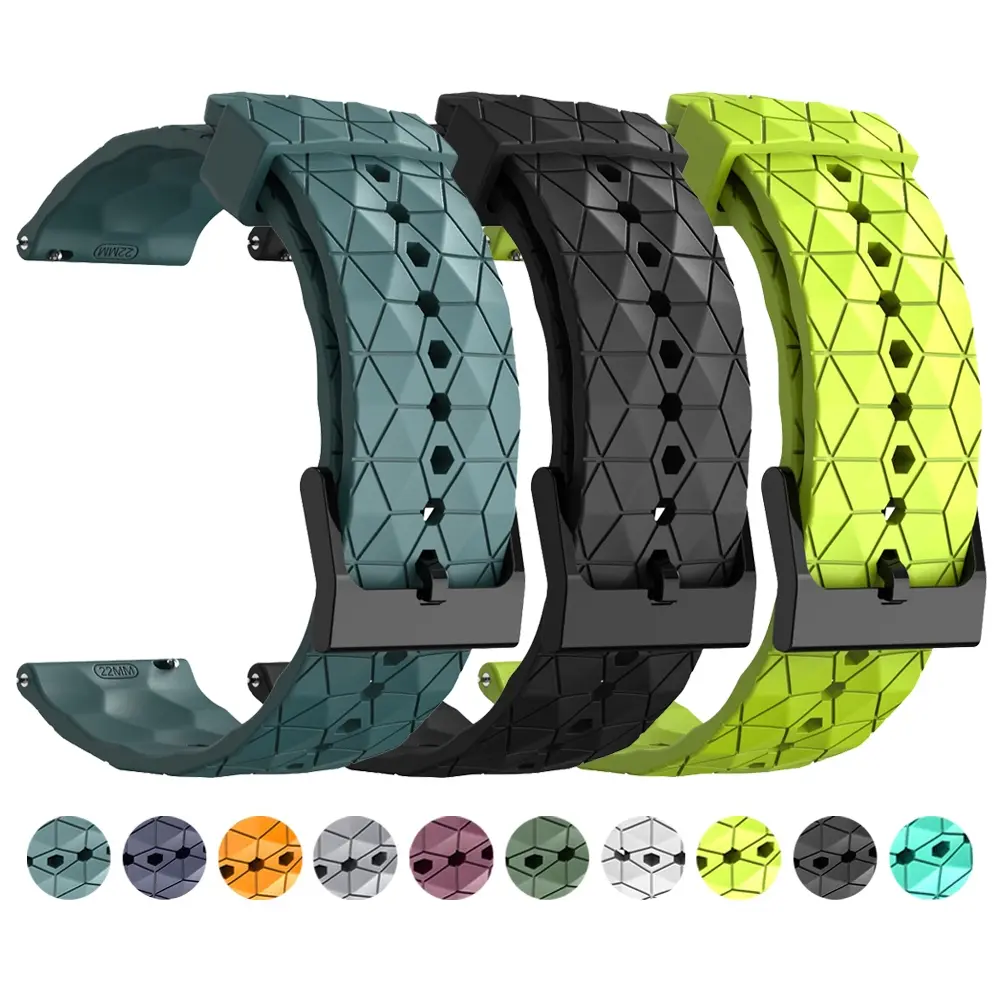 Sports Silicone Strap For Garmin Venu 3 Sq 2 Plus Forerunner 570 265 255 Music 170 70 55 245 645 Band Vivoactive 6 5 4 3 Watchband 20mm 22mm Bracelet
