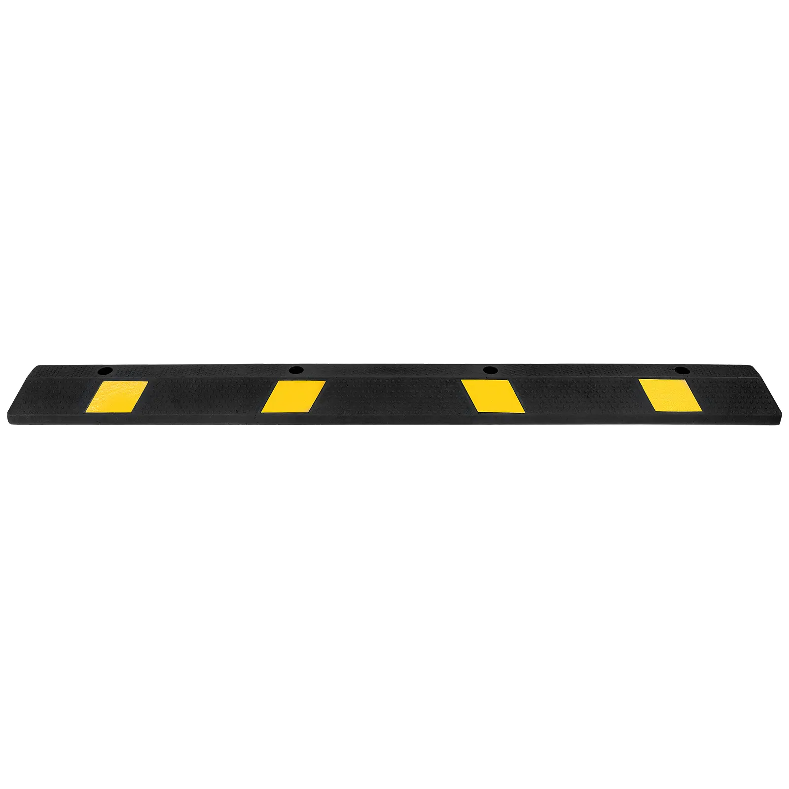 Parking Stopper, 72 Inch Heavy Duty Parking Aid for Garage, Rubber Curb Garage Floor Stopper with Reflective Strips, Vehicles Gadgets for Cars Vans Trucks Tire Wheel Guide Block Stops Bumpers
