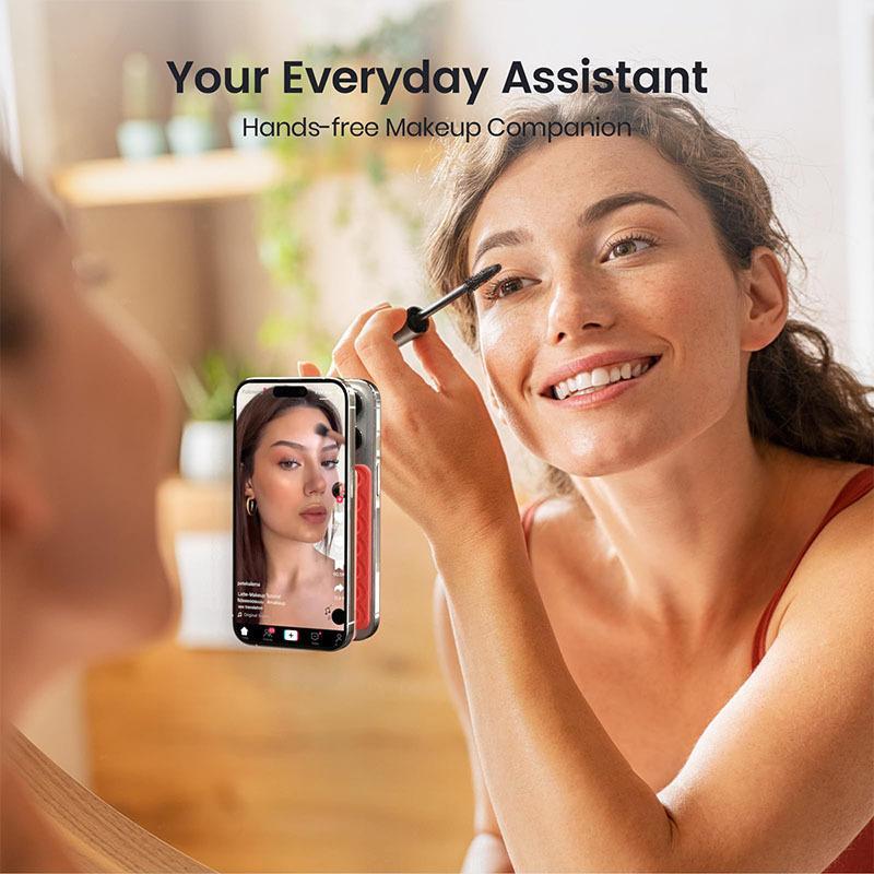 Double-Sided Silicone Suction Cup Phone Case Mount, Hands-Free Strong-Grip Holder for Selfies and Videos, Vacuum Phone Stand Accessory #TOP PICKS