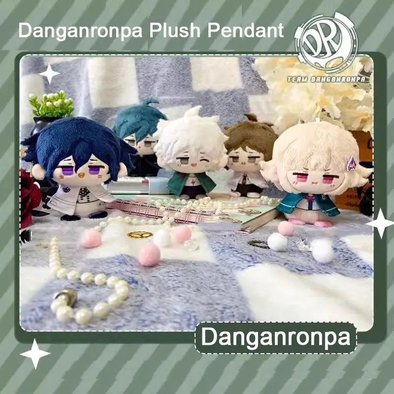Danganronpa Character Plush Pendant, Cute Collectible Home Decor Figurine for Kaede Akamatsu, Kokichi Oma, Saihara Shuichi, Enoshima Junko, Kirigiri Kyoko, Naegi Makoto