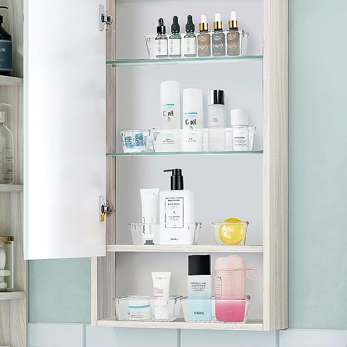 25 PCS Clear Plastic Drawer Organizer Set, 4 Sizes Desk Drawer Divider Organizers and Storage Bins for Makeup, Jewelry, Gadgets for Kitchen, Bedroom, Bathroom, Office Boxes Transparent 25 PCS Clear Plastic Drawer Organizer Set, 4 Sizes Desk Drawer Divider Organizers and Storage Bins for Makeup, Jewelry, Gadgets for Kitchen, Bedroom, Bathroom, Office Boxes Transparent