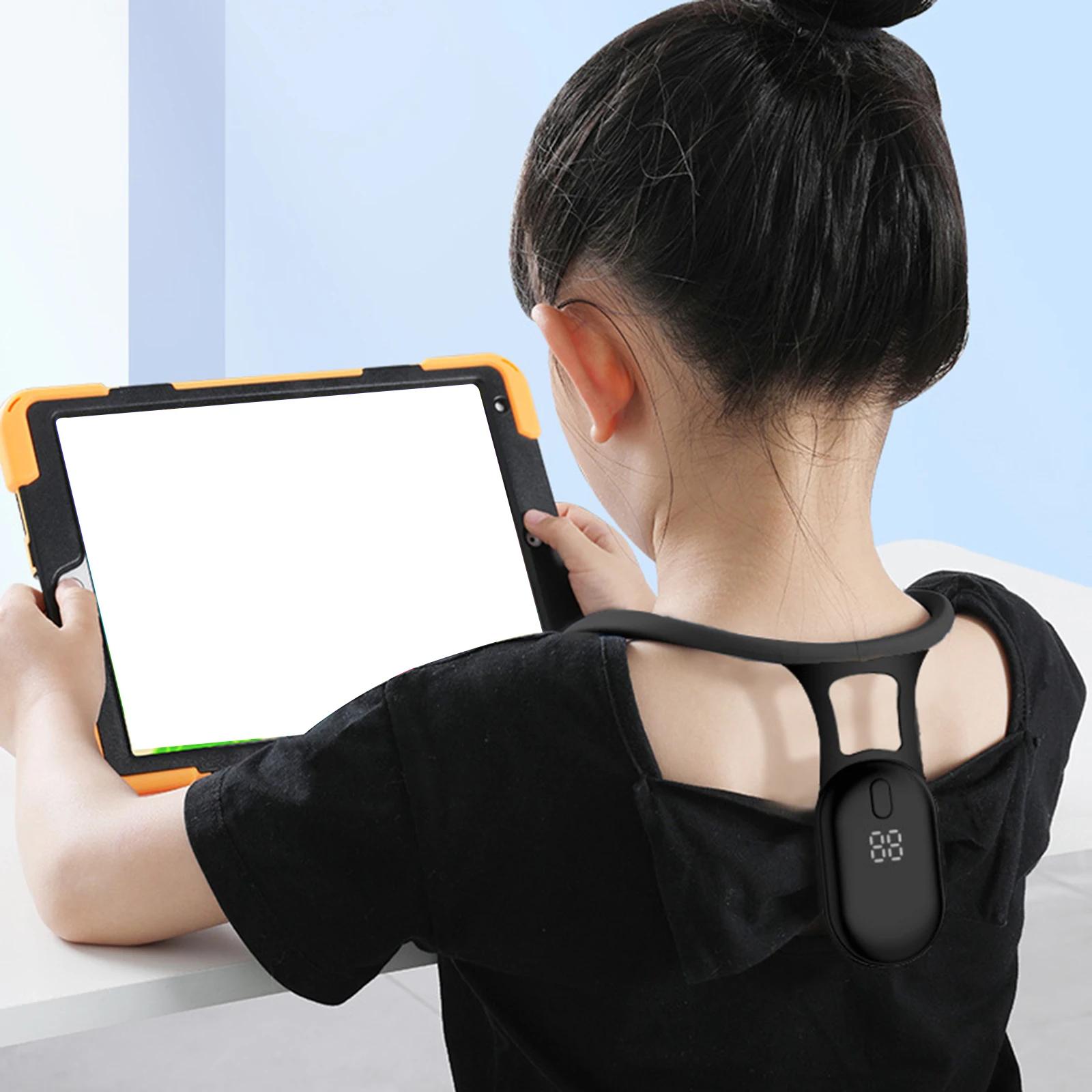 Smart Posture Corrector Vibration Posture Training Reminder Sensor Back Posture Neck Hump Corrector for Adult Kids