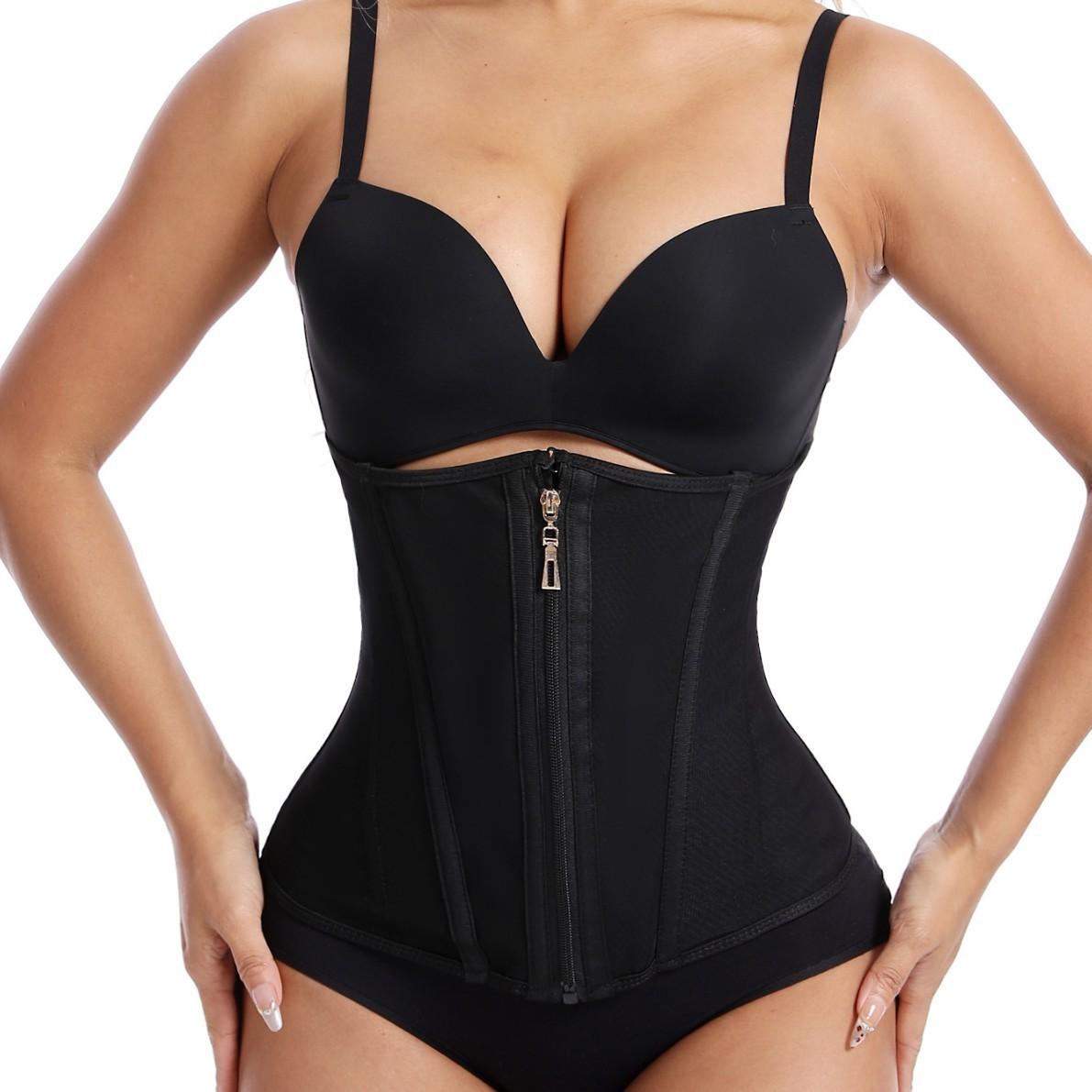 Colombian Faja Waist Trainer Full Body Shapewear Large Size Tummy Control Hourglass Figure Women Unlined Plunge Thong Bodysuit