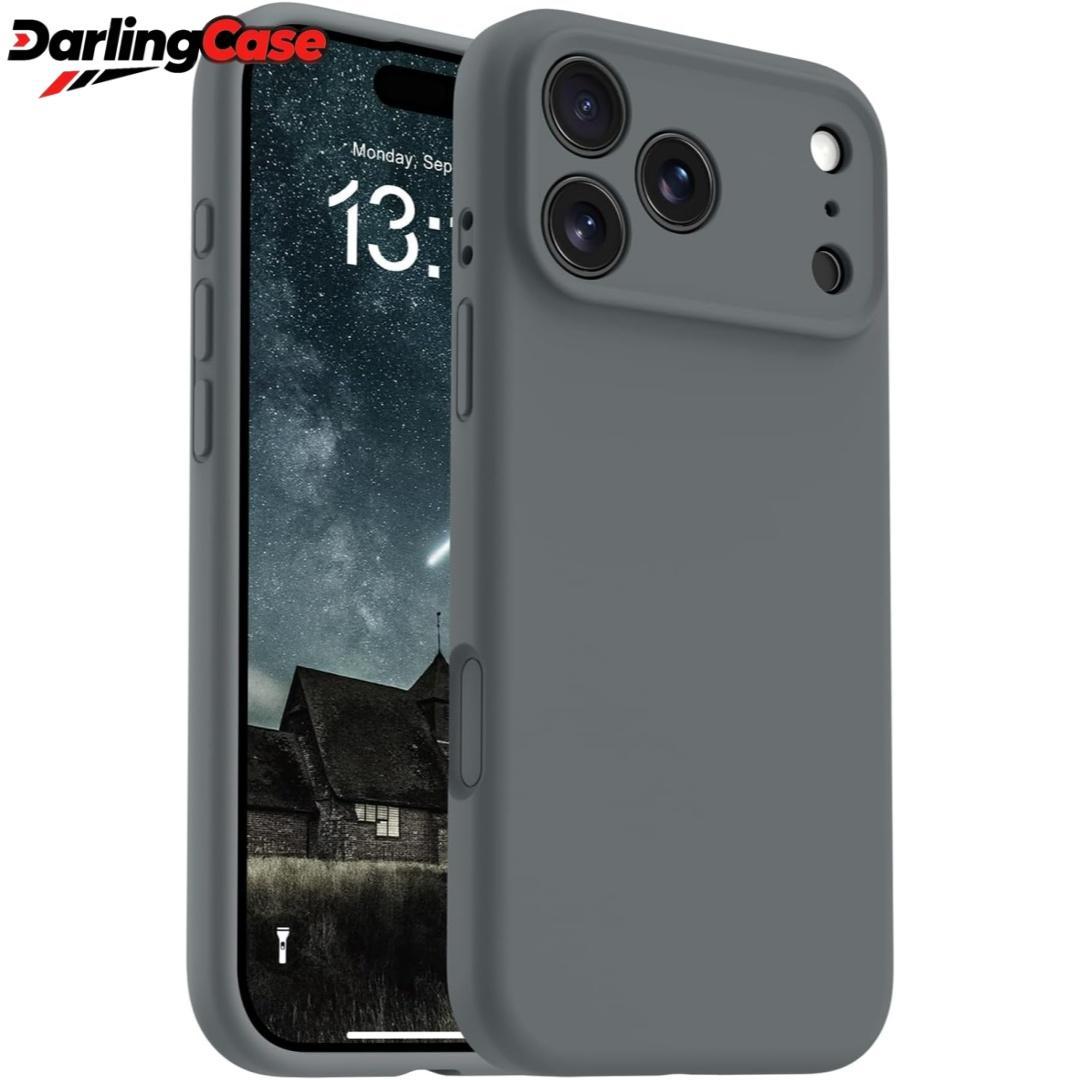 DarlingCase Liquid Silicone iPhone 17 Pro Max Case, Compatible with iPhone 11 12 13 14 15 16 17 Series (Pro / Pro Max / Plus), Solid Color Shockproof Cover with Precise Cutouts and Responsive Buttons – Smooth Feel, Clean Look, Ready to Roll
