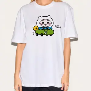 Funny Chiikawa Usagi Hachiware Cosplay Adventuretime shirt, Cute Japanese Anime Manga Inspired Shirt, Unisex Shirt, Birthday gift for Men Women
