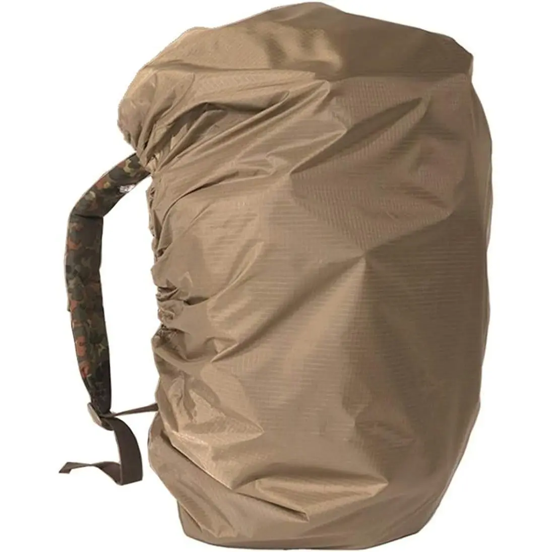 Waterproof Rainproof Rucksack Backpack Cover, Coyote Colour, 130 Liters, Ideal for Hiking Travel Camping Outdoor Activities