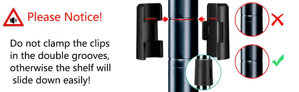 Shelf 6 Wier Metal Shelves Storage Rack Shelving Unit Organizer for Kitchen Laundry Garage Bathroom Pantry Closet OfficeAdjustable Hanging Hangable Black