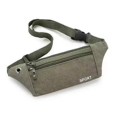 Fanny pack men's and women's new multi-functional outdoor sports close-fitting mobile phone bag trendy student Korean version casual messenger bag breast bag