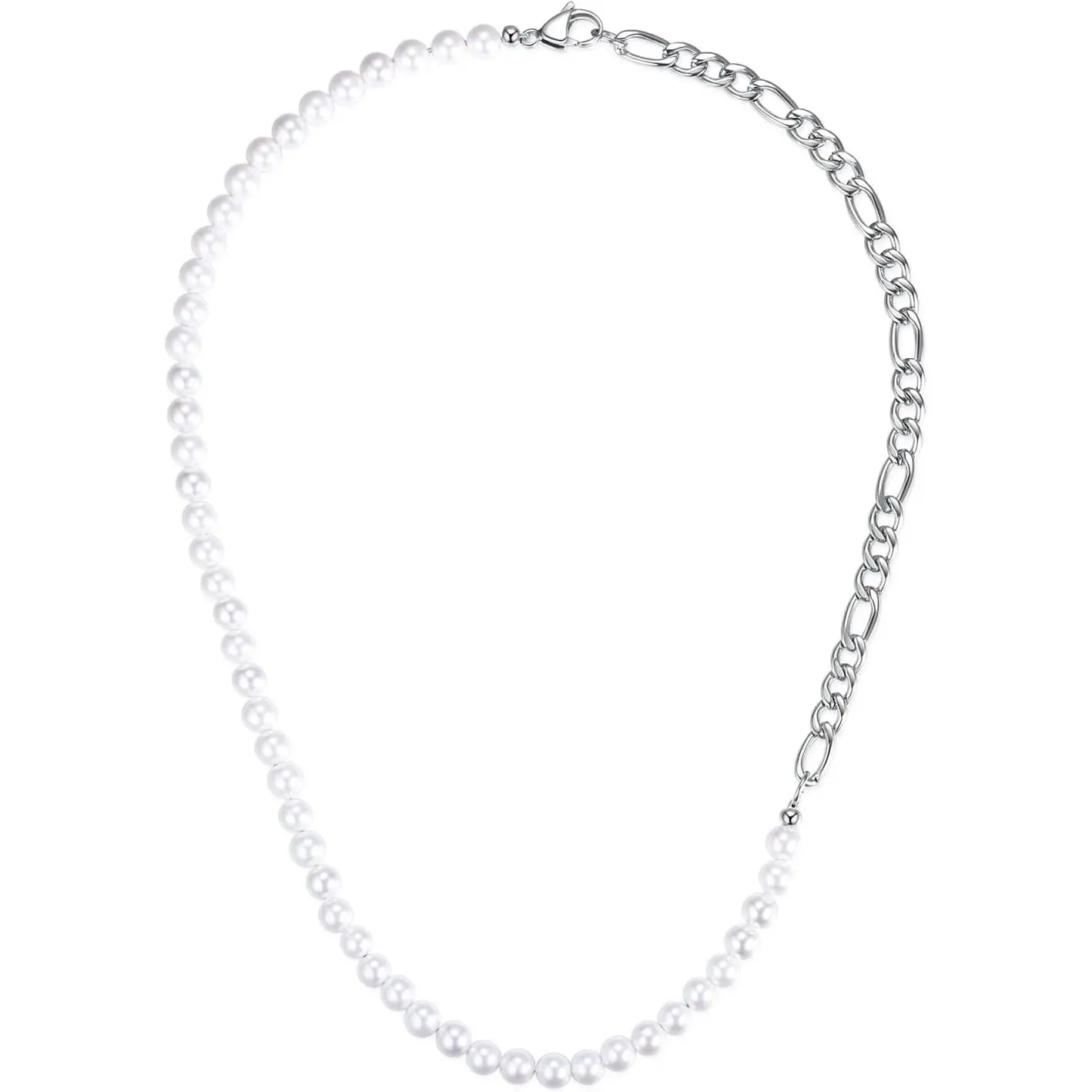 Men's Shell  Beaded Necklace,  Chain Necklace for Men