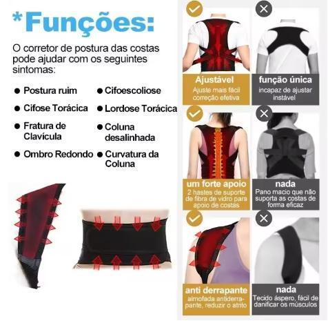 Adjustable Lumbar Posture Corrector, Back Support Brace for Shoulder & Spine Alignment. Comfortable Breathable Design for Men & Women, Ideal for Daily Wear, Work & Posture Recovery. Effective Back Support