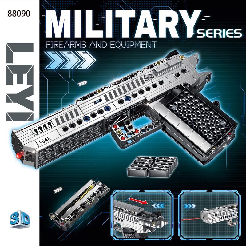 Kar98K Building Block Model Can Shoot Heavy Sniper Rifle Assemble Bricks WW2 Weapons Series Children's Educational Toys