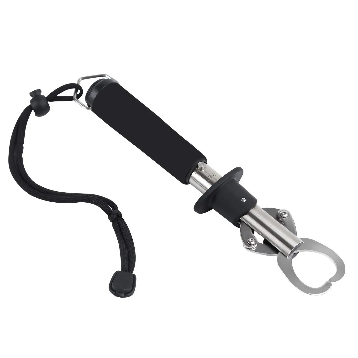 Fish Lip Gripper Fish Scales Professional Fish Holder Stainless Steel Fish Lip Grabber 40 Pound Fish Lip Grip Tool with Weight Scale