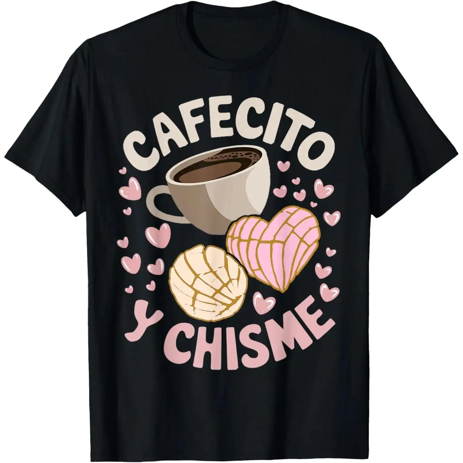 Men's 100% Cotton T-Shirt - Mexican Concha Graphic Print, Relaxed Fit Short-Sleeve Crewneck Top, Casual Streetwear for Everyday Wear, Tops, Comfy, Shortsleeve, Menswear, Round Neck, Tee, Classic, Fabric, Tshirt, Breathable, Soft, Concha Print, Pure Cotton