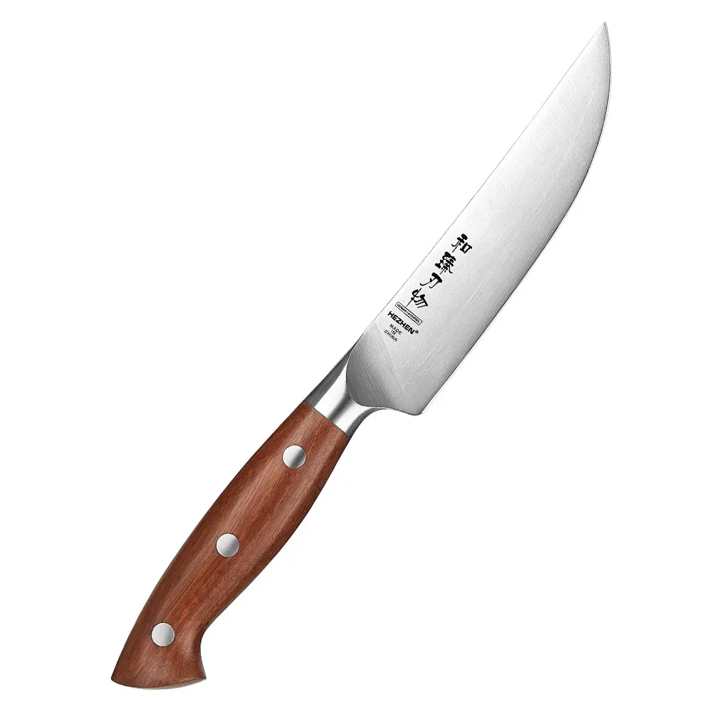 Stainless Steel Meat Cleaver, 1 Count Wooden Handle Kitchen Knife, Multifunctional Kitchen Knife for Meat, Vegetable, Fruit, Kitchen Accessories