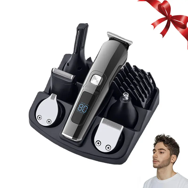 Professional  hairdressing scissors, a set of hair clippers and trimmers for professional hairdressers, cordless men hairdressing scissors, hairstyling tools for hairdressers, men body hair trimmers